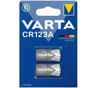 VARTA Batterie Profess. CR123A 2er Blister, 3,0V