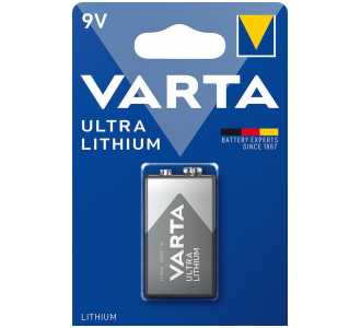 VARTA Batterie Professional Lithium 9V E-Block Blister a 1 Stück