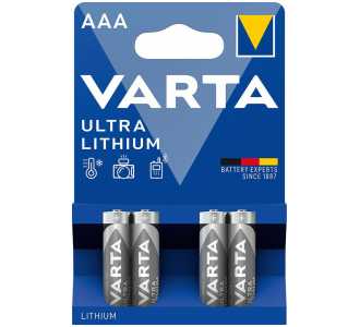 VARTA Batterie Professional Lithium AAA Blister a 4 Stück