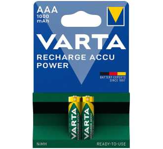 VARTA Batterie RECHARGEABLE Akku AAA 1000mAh