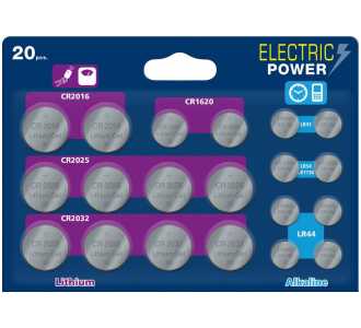 VARTA Knopfzellen Mix Megablister 20 ELECTRIC POWER
