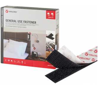 VELCRO Klettband General Use Fastener 20mm x 5m, schwarz