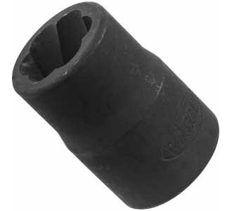 VIGOR Spiralnutenausdreher-Einsatz, Vierkant hohl 12,5 mm (1/2"), Außen Schraubenausdreher Profil, 14 mm
