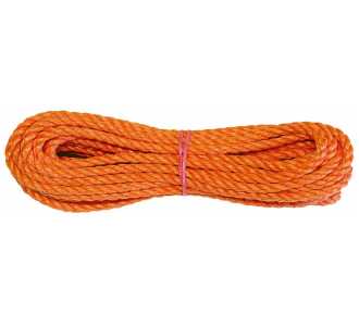 Vormann PP-Seil gedreht, orange 10 mm x 20 m
