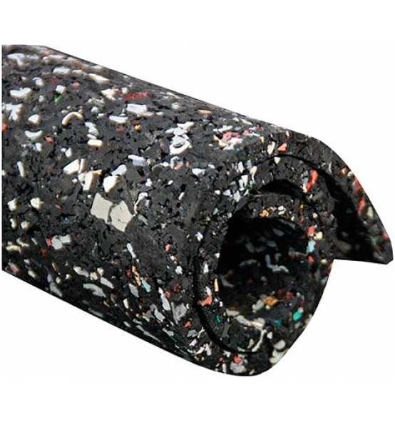 Recyclingmatte Gummi/PU, schwarz-bunt 8 mm, 1500 mm 5 m - bei   online kaufen