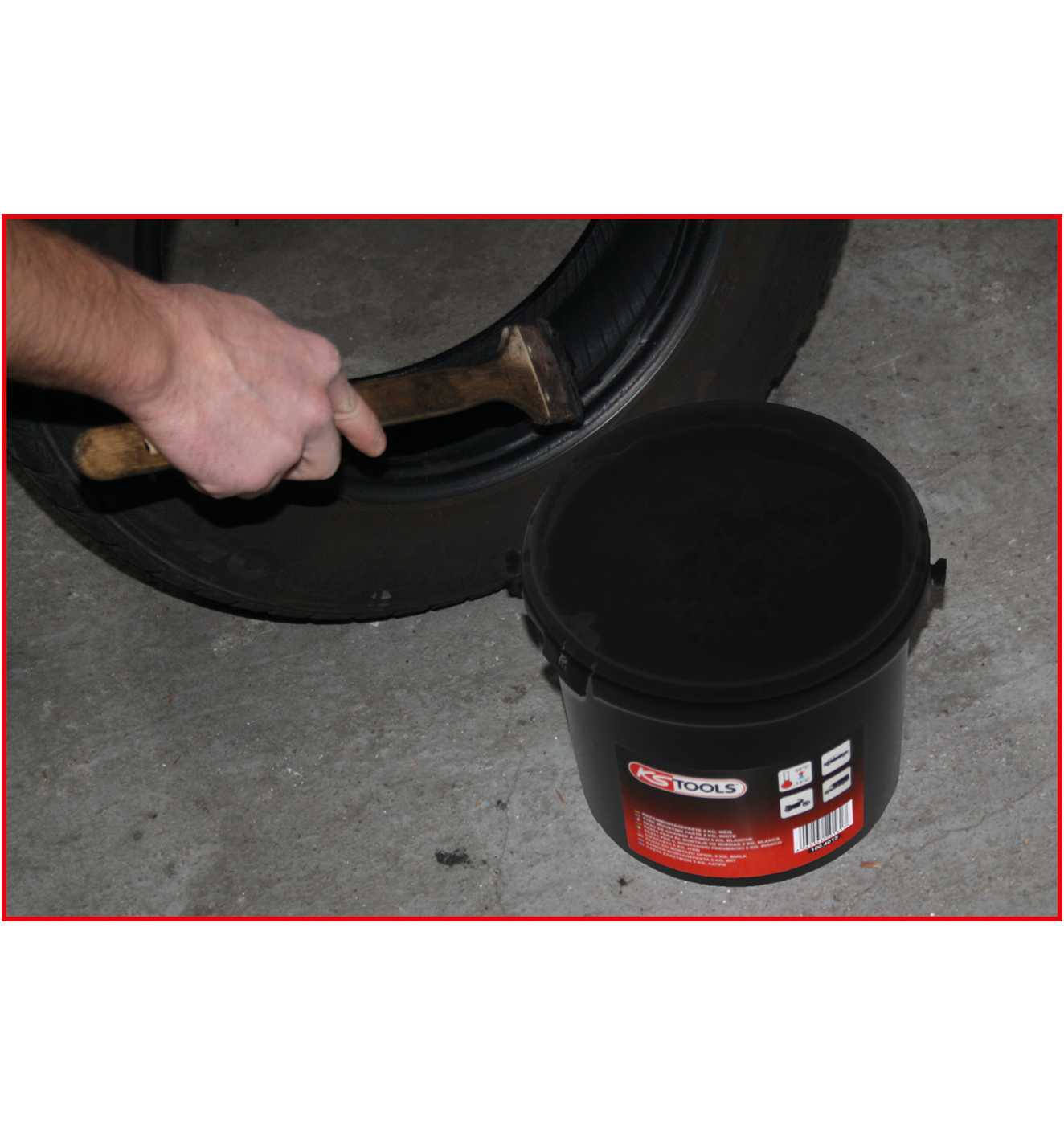 Reifenmontagepaste 5 kg, schwarz, Reifenmontagepaste, Rad- /  Reifenmontage, KFZ-Spezialwerkzeuge, Produkte