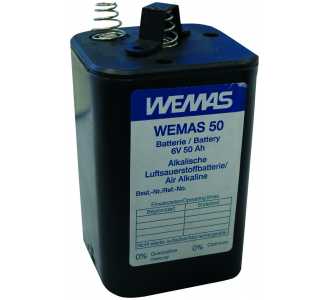 Wemas Blockbatterie 6 V 50 Ah Kompakt 50