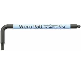 Wera 950 SPKS Multicolour, zöllig, BlackLaser, 5/64" x 50 mm