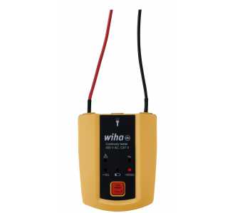 Wiha Durchgangsprüfer mit Ton bis 400 V AC, CAT II inkl. 2x AAA-Batterien, mit Taschenlampenfunktion, LED-Anzeige