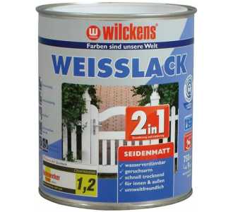 wilckens Weißlack 2in1 750 ml, seidenmatt