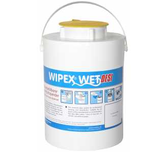 WIPEX WET Feuchttuch- spender, gelb Kunststoff