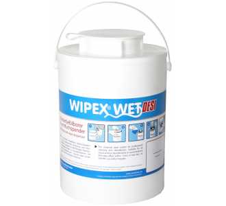 WIPEX WET Feuchttuch- spender, weiß Kunststoff
