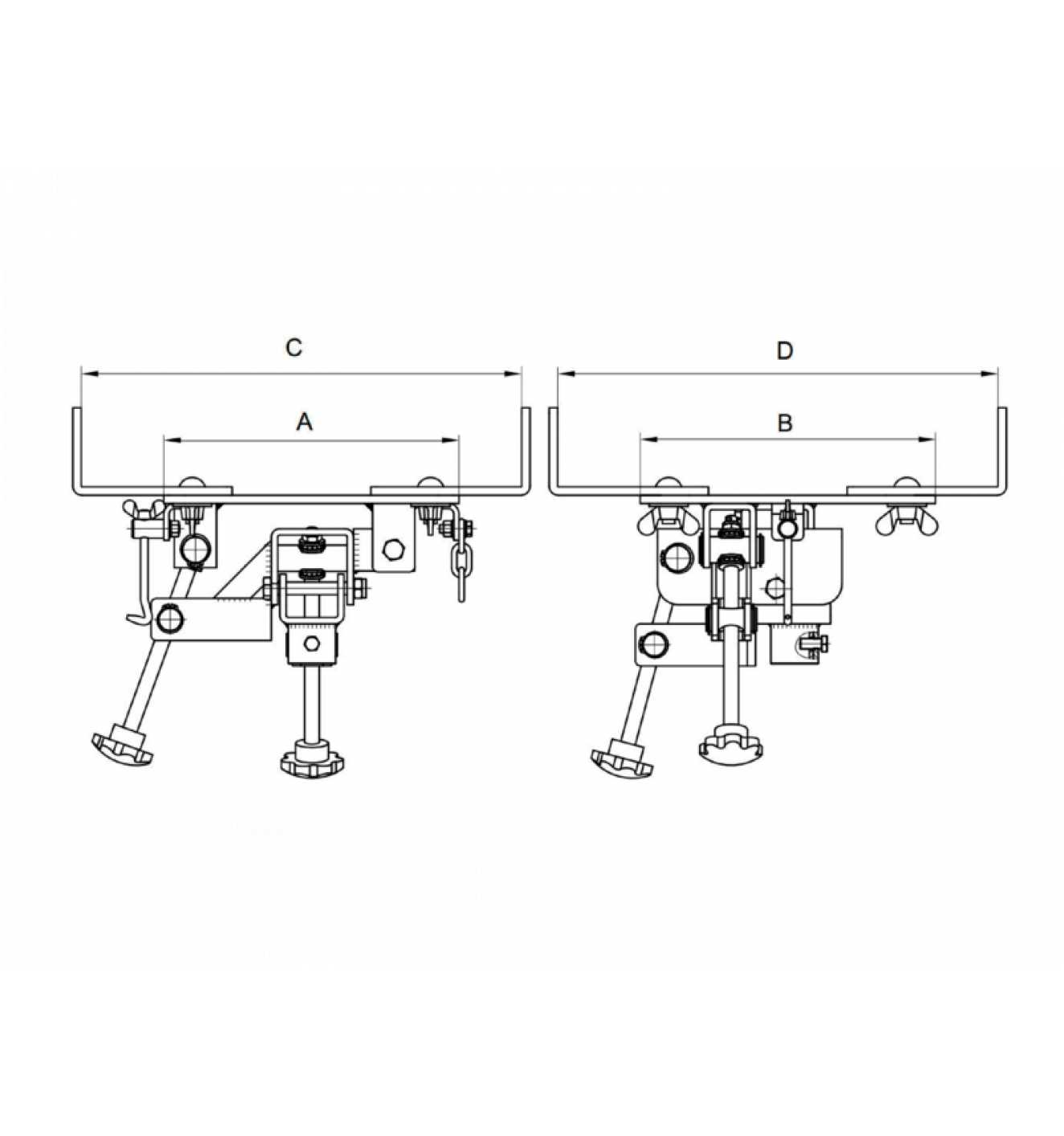Bahco Hydraulischer Getriebeheber, Doppellkolben, Kapazität 1 T,  BH5DP1000QA : Bahco-Werkzeuge
